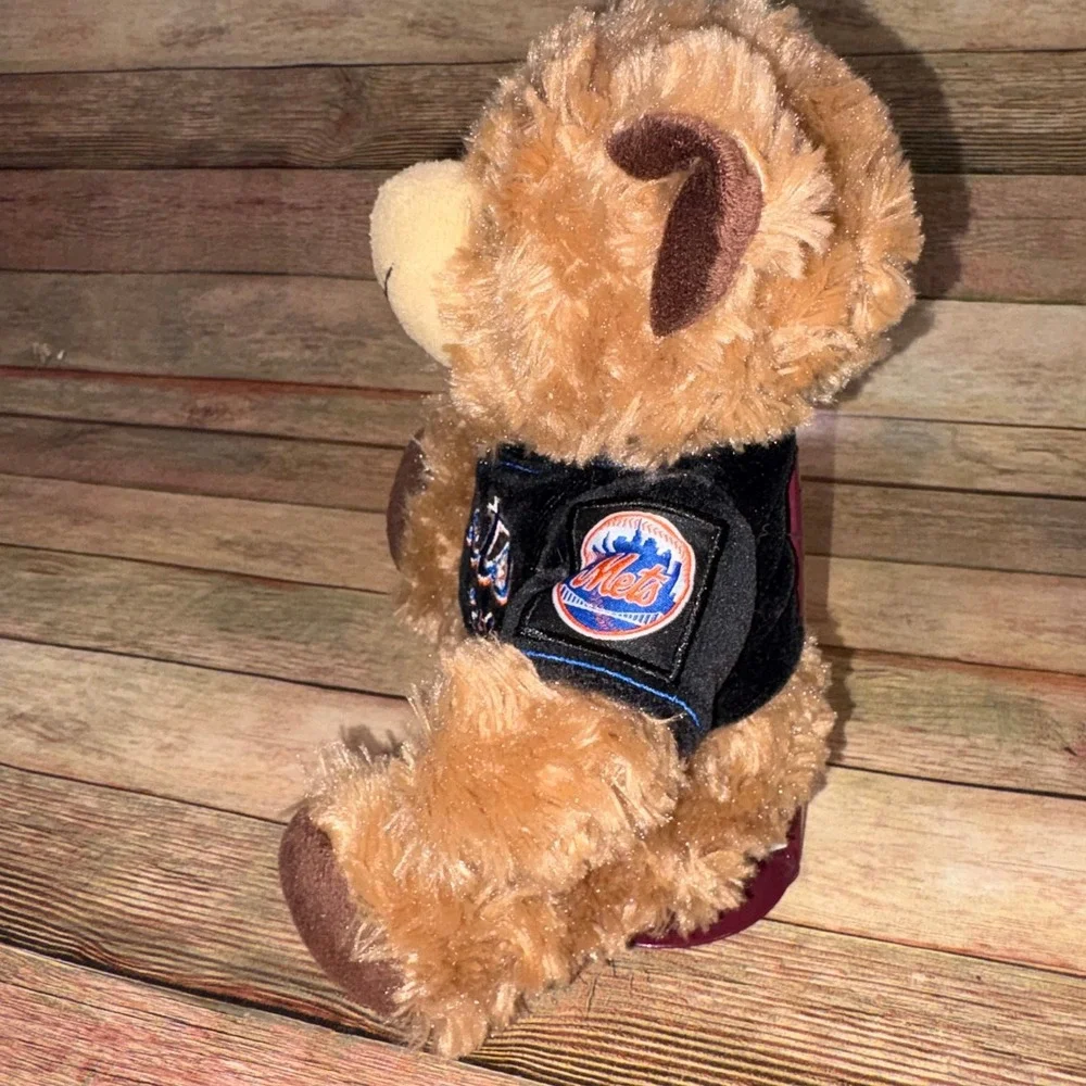Mike Piazza HOF 2016 Plush Bear NY Mets 8in Brown Forever Collectibles